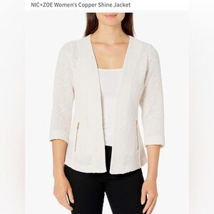 NIC+ZOE Women's Copper Shine Jacket, PL